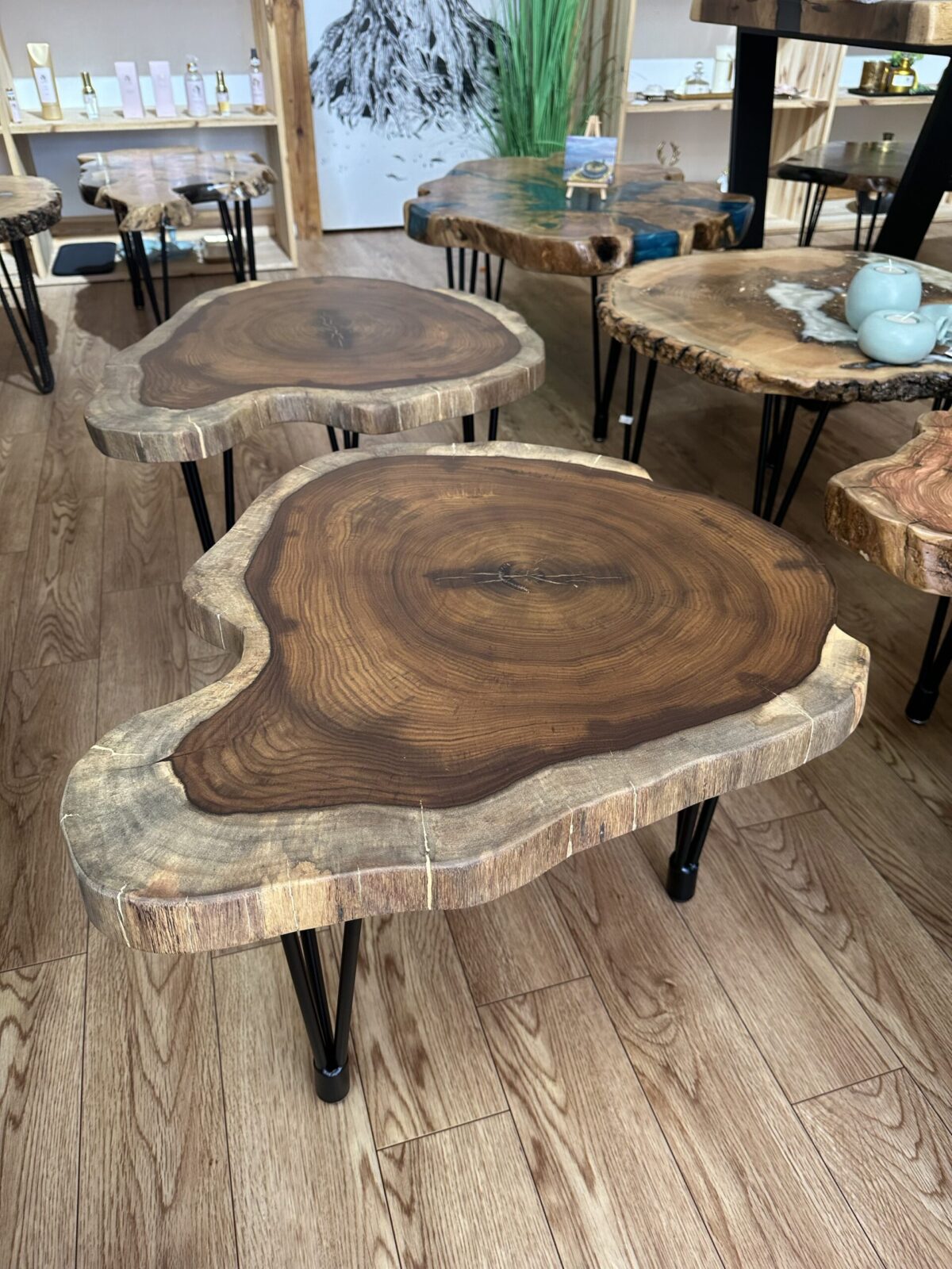 ⁦שולחן קפה עץ סיסם⁩ – תמונה ⁦1⁩