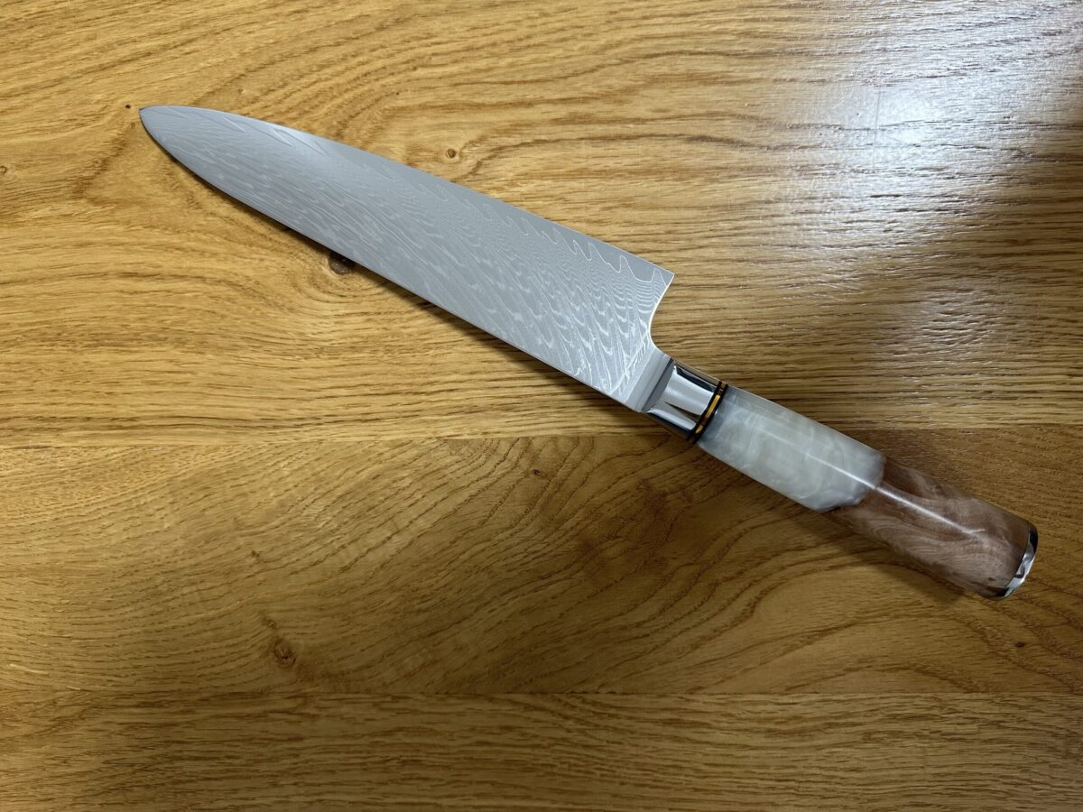 ⁦סכין מעץ ואפוקסי למטבח⁩ – תמונה ⁦1⁩